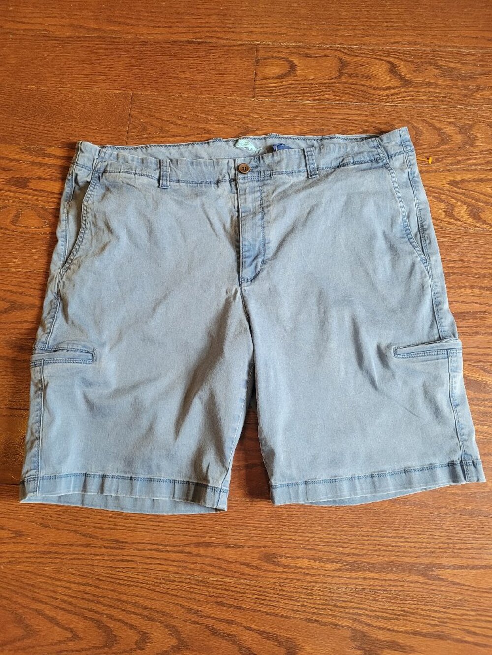 Tommy Bahama 9 Inch Boracay Cargo Tencel / Cotton  Shorts - Port Side Blue Sz 40